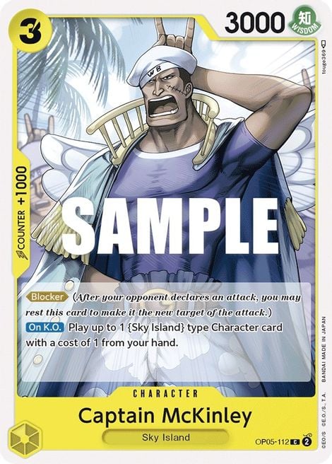 Captain McKinley OP05-112 [ Inglese / Giapponese / Francese / Cinese Semplificato ]