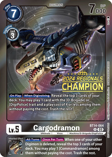 Cargodramon BT14-064 [ Inglese / Giapponese ]