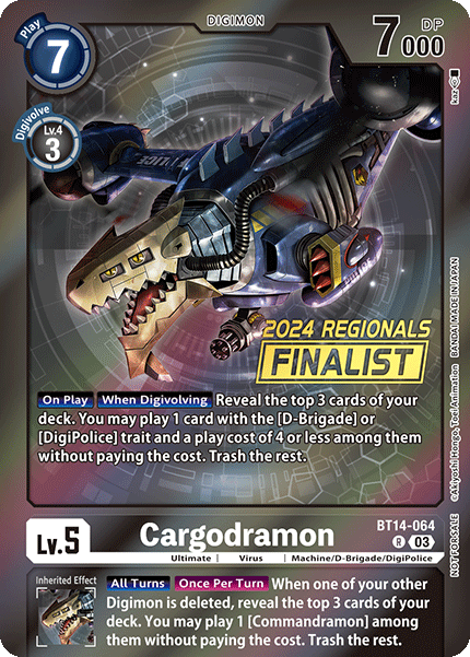 Cargodramon BT14-064 [ Inglese / Giapponese ]