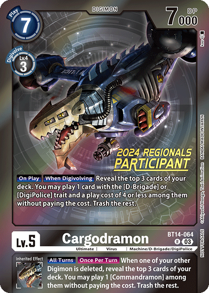 Cargodramon BT14-064 [ Inglese / Giapponese ]