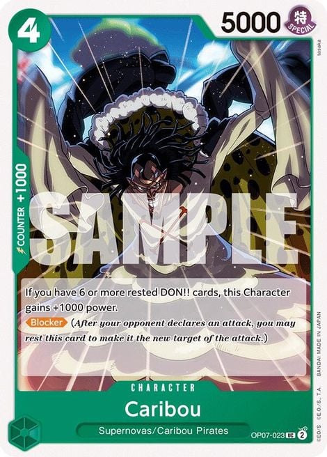 Caribou OP07-023 [ Inglese / Giapponese / Francese / Cinese Semplificato ]