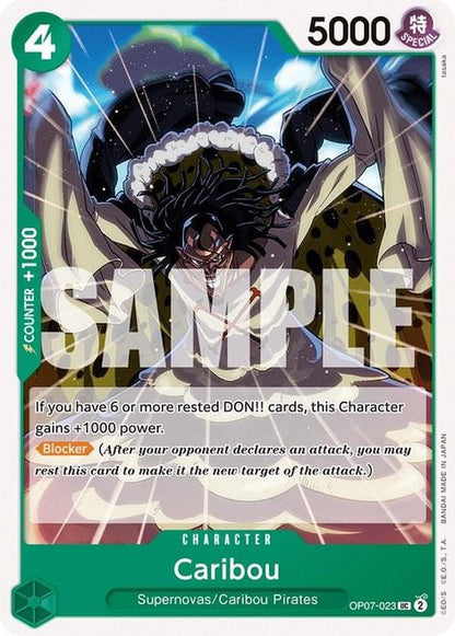 Caribou OP07-023 [ Inglese / Giapponese / Francese / Cinese Semplificato ]