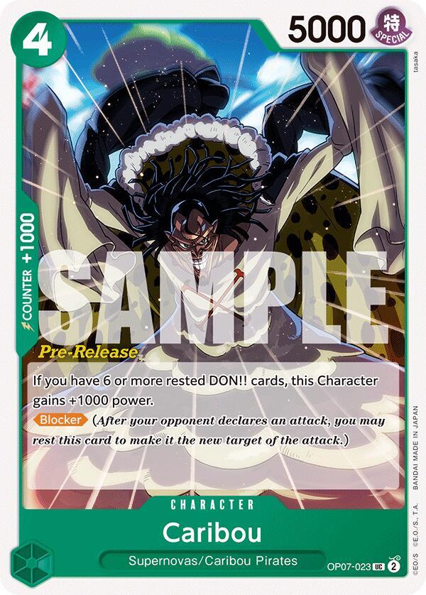 Caribou OP07-023 [ Inglese / Giapponese / Francese / Cinese Semplificato ]