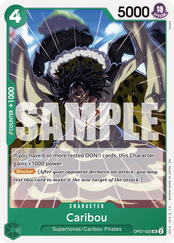 Caribou OP07-023 [ Inglese / Giapponese / Francese / Cinese Semplificato ]