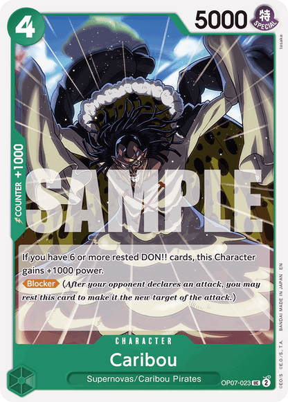 Caribou OP07-023 [ Inglese / Giapponese / Francese / Cinese Semplificato ]