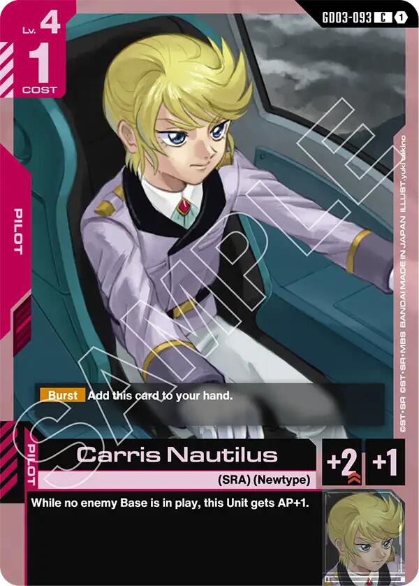 Carris Nautilus GD03-093 [ Inglese / Giapponese ]