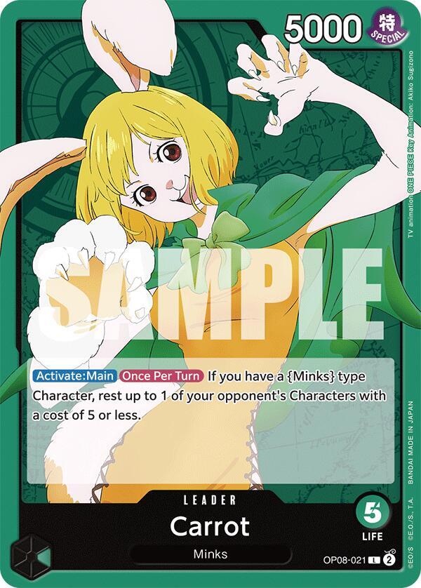 Carrot OP08-021 [ Inglese / Giapponese / Francese / Cinese Semplificato ]