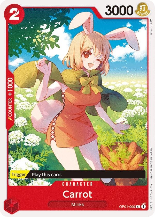 Carrot OP01-009 [ Inglese / Giapponese / Francese / Cinese Semplificato ]