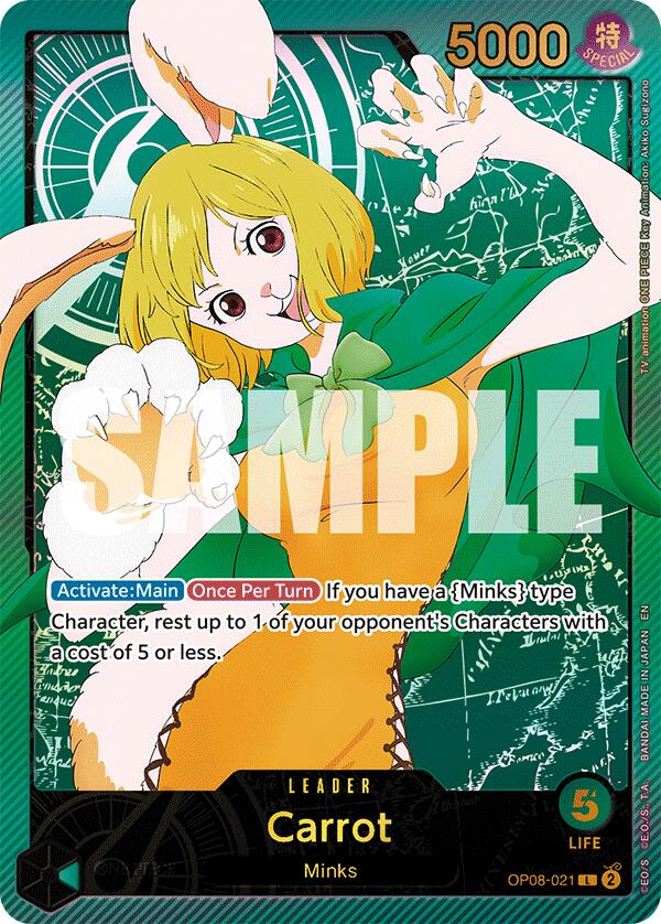 Carrot OP08-021 [ Inglese / Giapponese / Francese / Cinese Semplificato ]