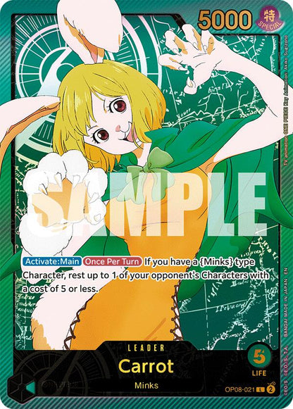 Carrot OP08-021 [ Inglese / Giapponese / Francese / Cinese Semplificato ]