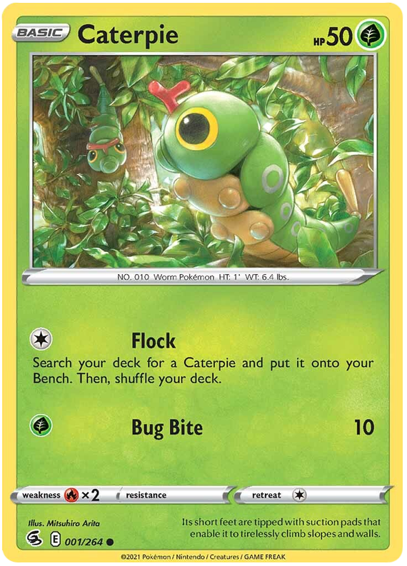 Caterpie - Colpo Fusione 001/264 [ Italiano / Inglese ]