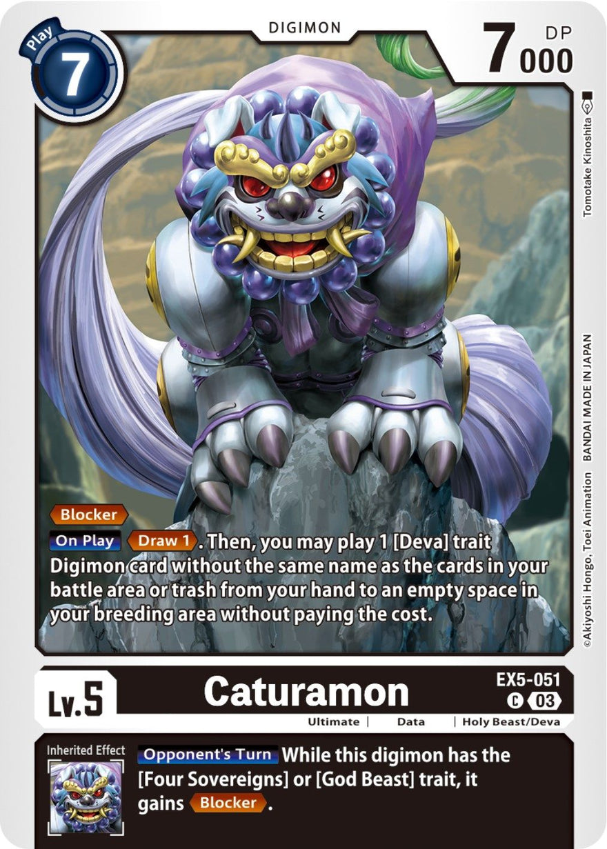 Caturamon EX5-051 [ Inglese / Giapponese ]