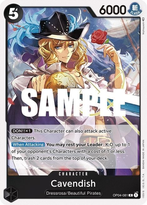 Cavendish OP04-081 [ Inglese / Giapponese / Francese / Cinese Semplificato ]