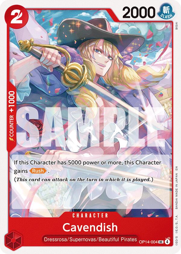 Cavendish OP14-004 [ Inglese / Giapponese / Francese / Cinese Semplificato ]