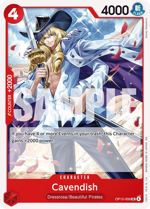 Cavendish OP15-006 [ Inglese / Giapponese / Francese / Cinese Semplificato ]