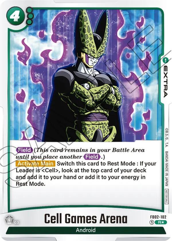Cell Games Arena FB02-102 [ Inglese / Giapponese ]