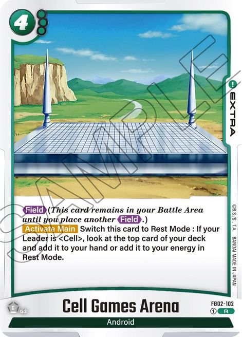 Cell Games Arena FB02-102 [ Inglese / Giapponese ]