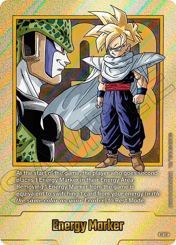 "Cell & Son Gohan" Energy Marker E-81 [ Inglese / Giapponese ]