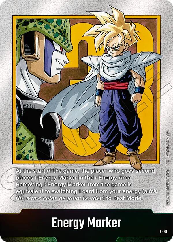 "Cell & Son Gohan" Energy Marker E-81 [ Inglese / Giapponese ]