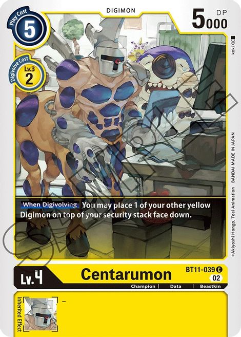 Centarumon BT11-039 [ Inglese / Giapponese ]