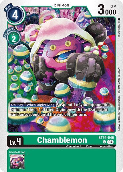 Chamblemon BT19-046 [ Inglese / Giapponese ]