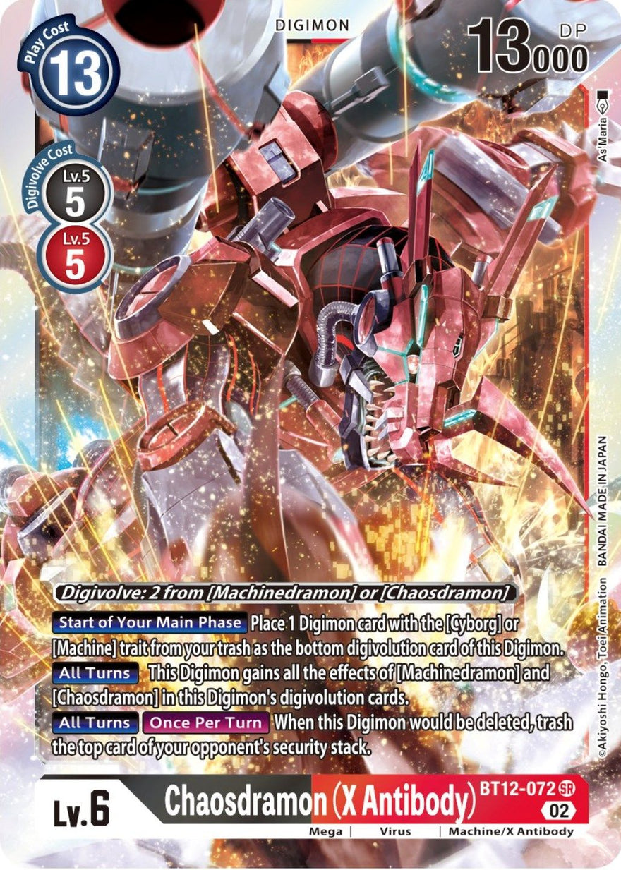 Chaosdramon BT12-072 [ Inglese / Giapponese ]