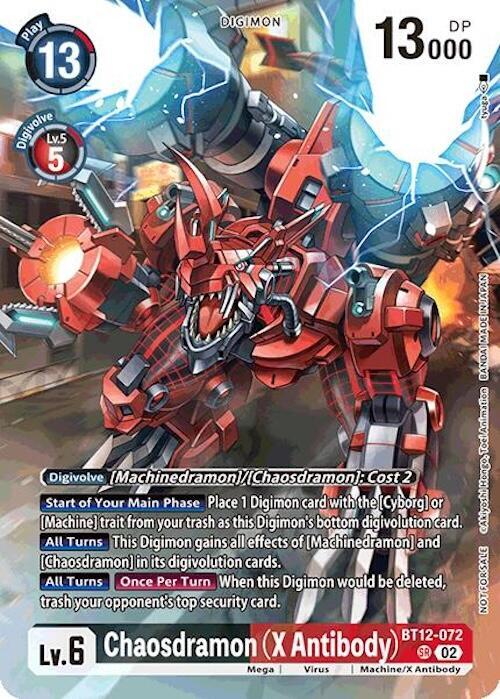 Chaosdramon (Eventpack 7) BT12-072 [ Inglese / Giapponese ]