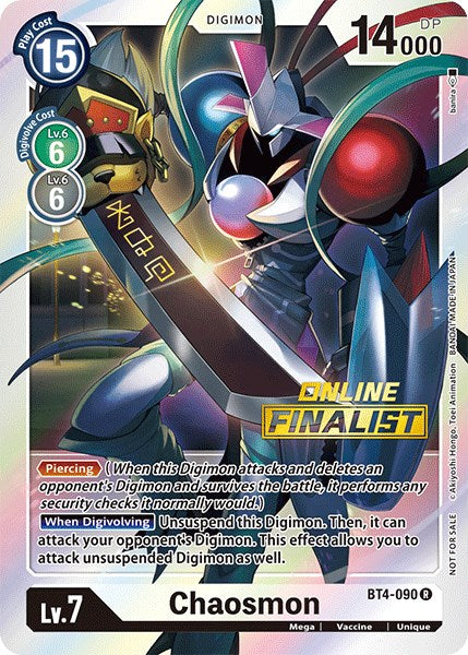 Chaosmon BT4-090 [ Inglese / Giapponese ]