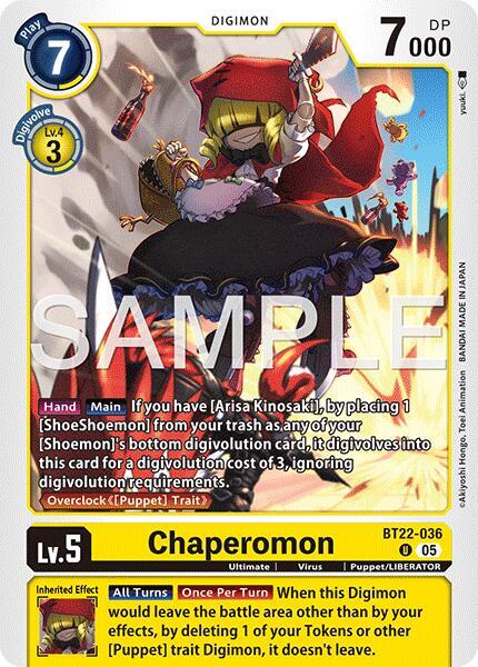 Chaperomon BT22-036 [ Inglese / Giapponese ]