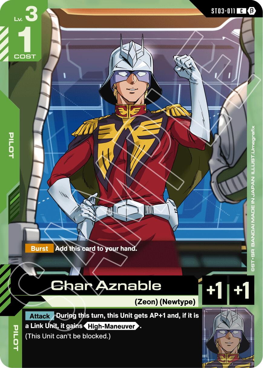 Char Aznable ST03-011 [ Inglese ]