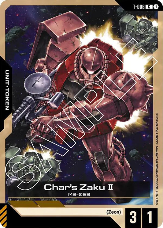 Char's Zaku II T-006 [ Inglese / Giapponese ]