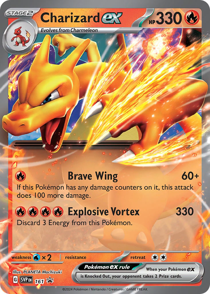 Charizard-ex - SVP Black Star Promos SVP 161 [ Italiano ]