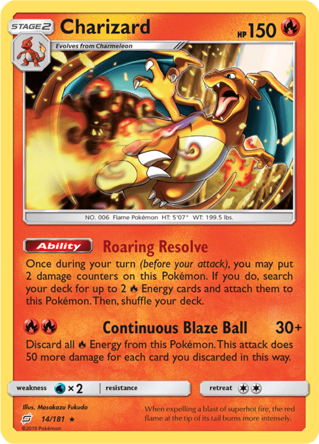 Charizard - Gioco di Squadra 14/181 [ Italiano / Inglese ]