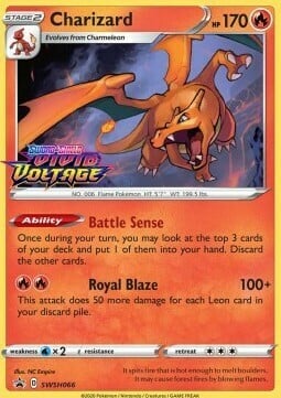 Charizard - Voltaggio Sfolgorante 025/185 [ Italiano / Inglese ]