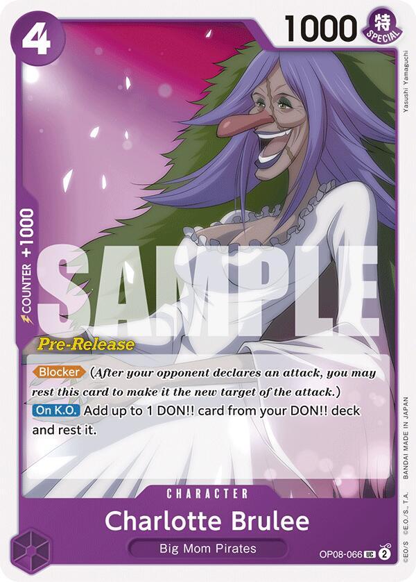 Charlotte Brulee OP08-066 [ Inglese / Giapponese / Francese / Cinese Semplificato ]