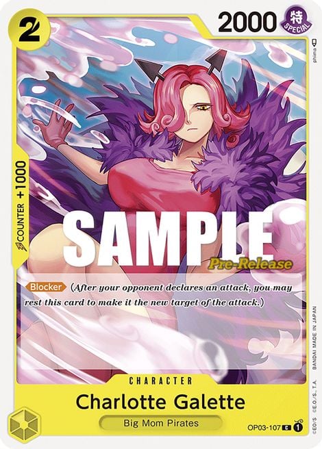Charlotte Galette OP03-107 [ Inglese / Giapponese / Francese / Cinese Semplificato ]