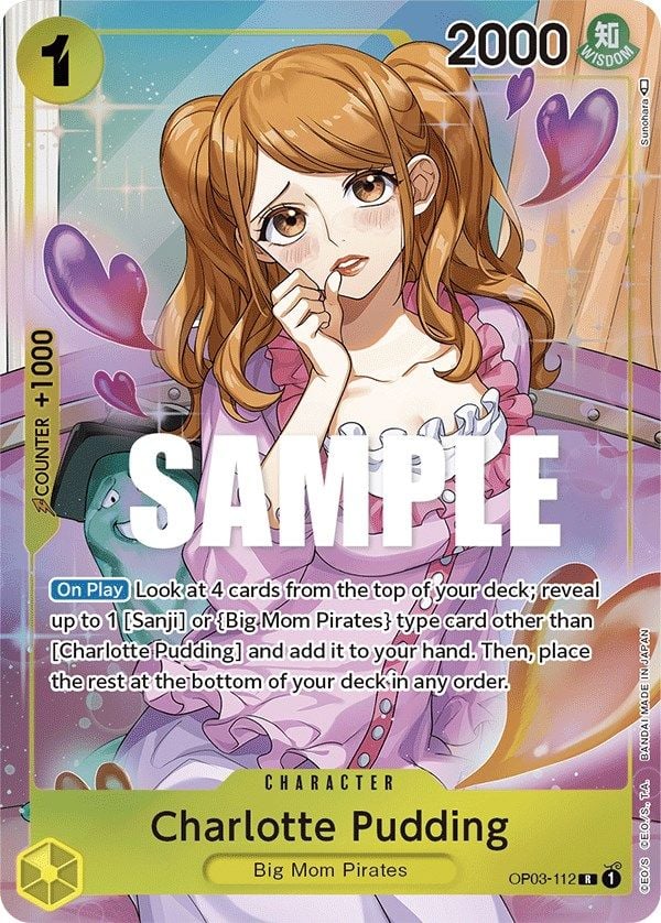 Charlotte Pudding OP03-112 [ Inglese / Giapponese / Francese / Cinese Semplificato ]