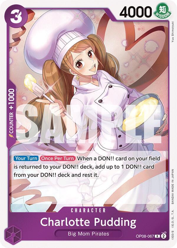 Charlotte Pudding OP08-067 [ Inglese / Giapponese / Francese / Cinese Semplificato ]
