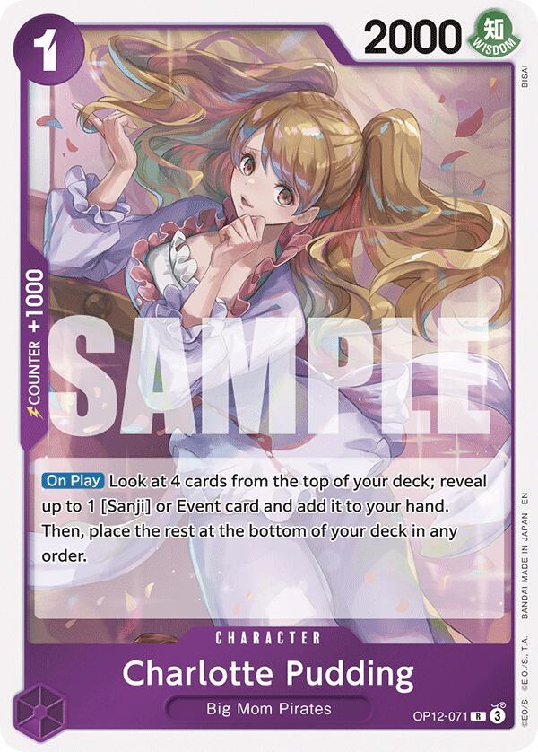 Charlotte Pudding OP12-071 [ Inglese / Giapponese / Francese / Cinese Semplificato ]