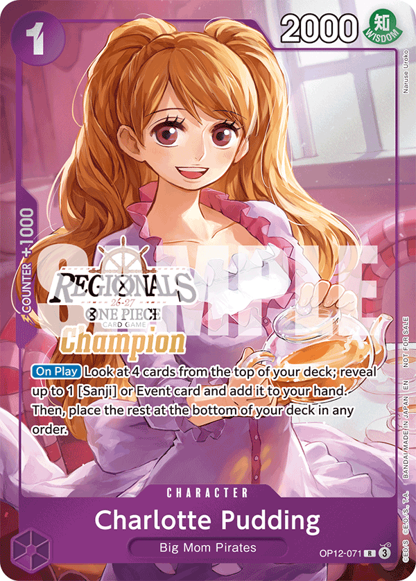 Charlotte Pudding OP12-071 [ Inglese / Giapponese / Francese / Cinese Semplificato ]