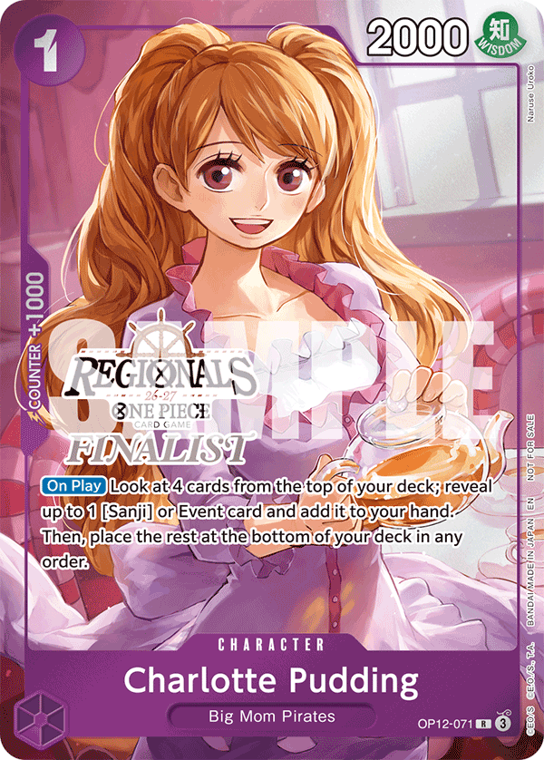 Charlotte Pudding OP12-071 [ Inglese / Giapponese / Francese / Cinese Semplificato ]