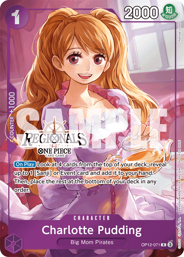 Charlotte Pudding OP12-071 [ Inglese / Giapponese / Francese / Cinese Semplificato ]