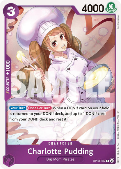 Charlotte Pudding OP08-067 [ Inglese / Giapponese / Francese / Cinese Semplificato ]