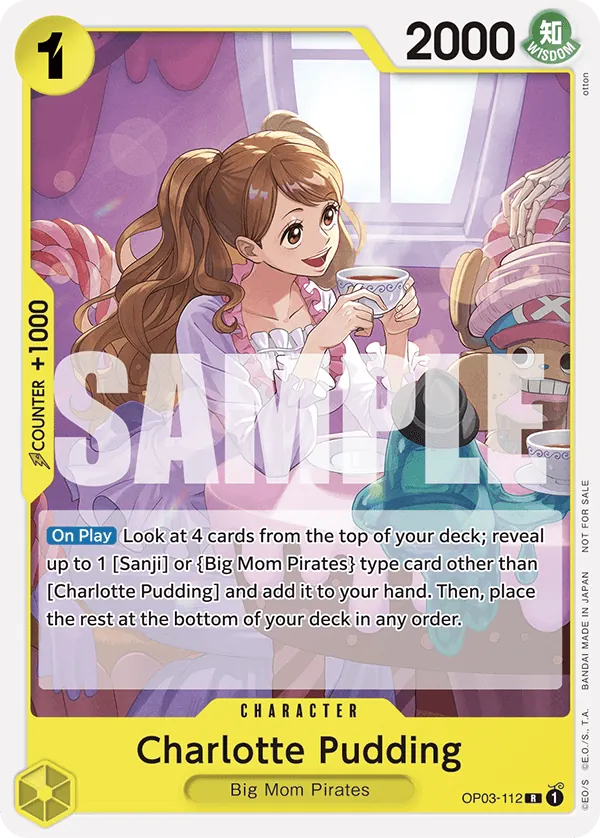 Charlotte Pudding OP03-112 [ Inglese / Giapponese / Francese / Cinese Semplificato ]