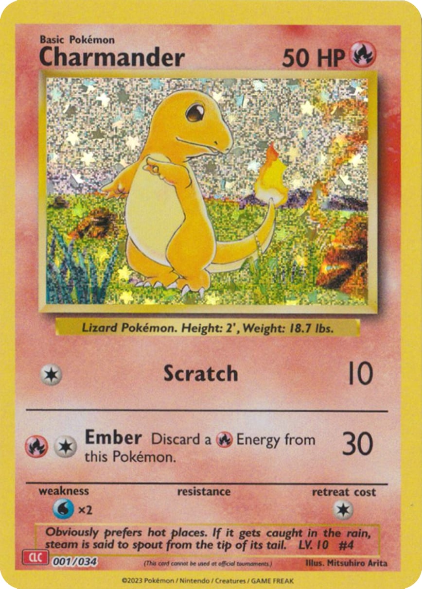 Charmander - Pokémon TCG Classic: Charizard & Ho-Oh ex Deck 001/034 [ Inglese ]