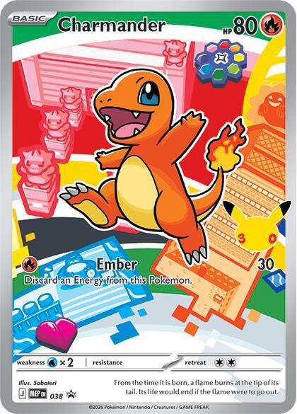 Charmander - MEP Black Star Promos MEP 038 [ Italiano / Inglese ]