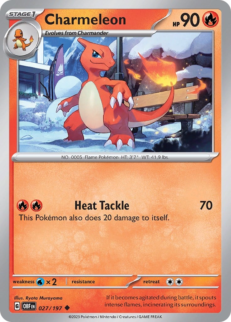 Charmeleon - Ossidiana Infuocata 027/197 [ Italiano ]