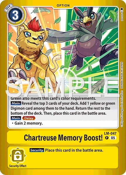 Chartreuse Memory Boost! LM-047 [ Inglese / Giapponese ]