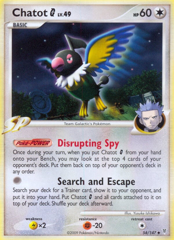 Chatot [G] Lv.49 - Supreme Victors 54/147 [ Inglese ]