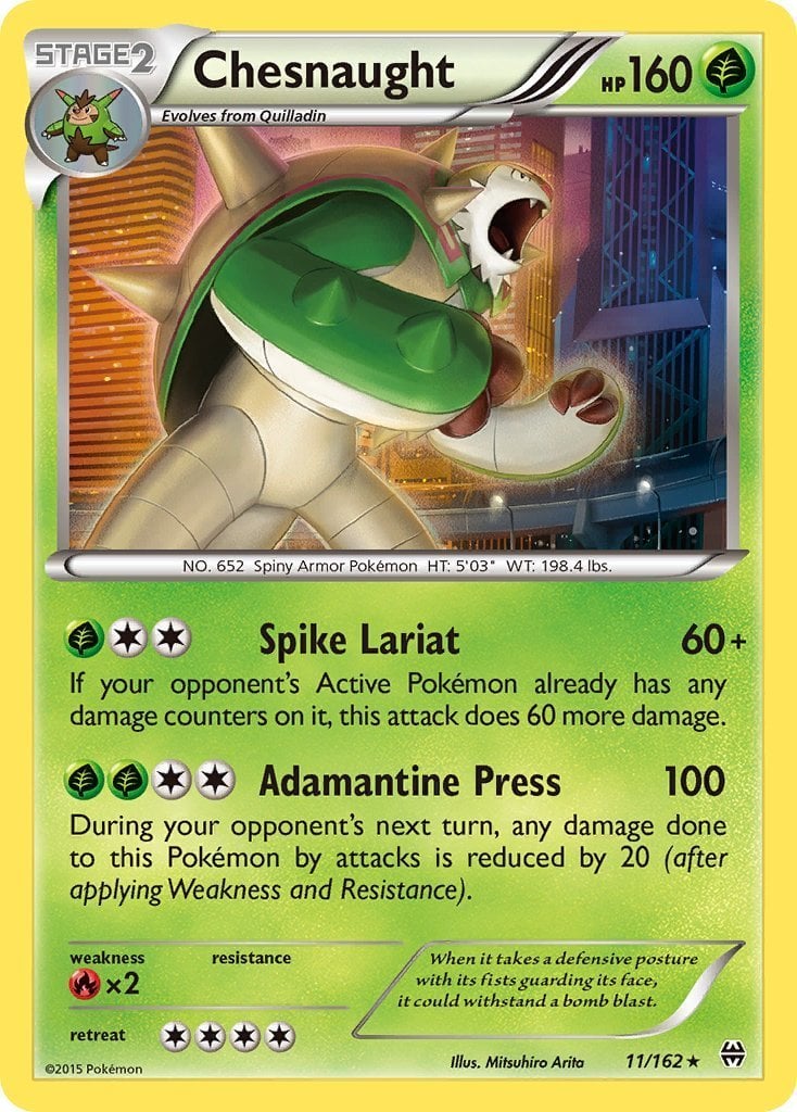 Chesnaught - Turbo Blitz 11/162 [ Italiano / Inglese ]